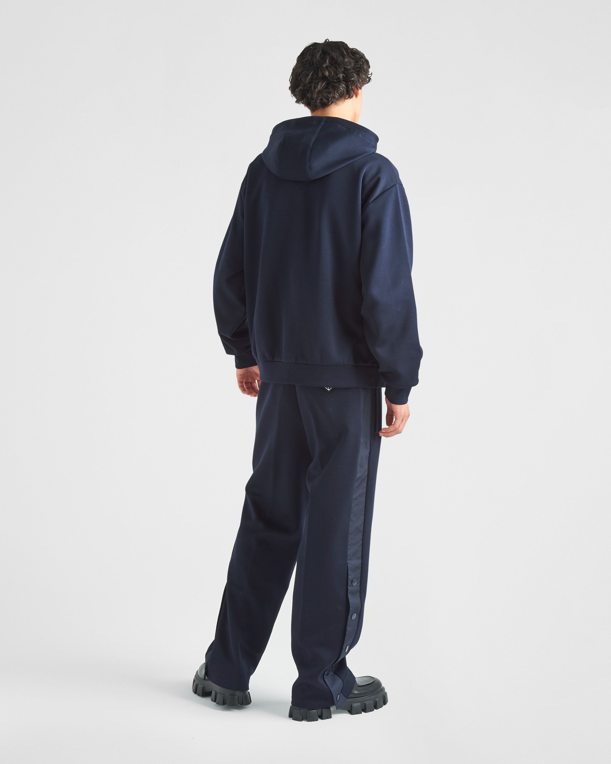 Technical cotton hoodie - 5