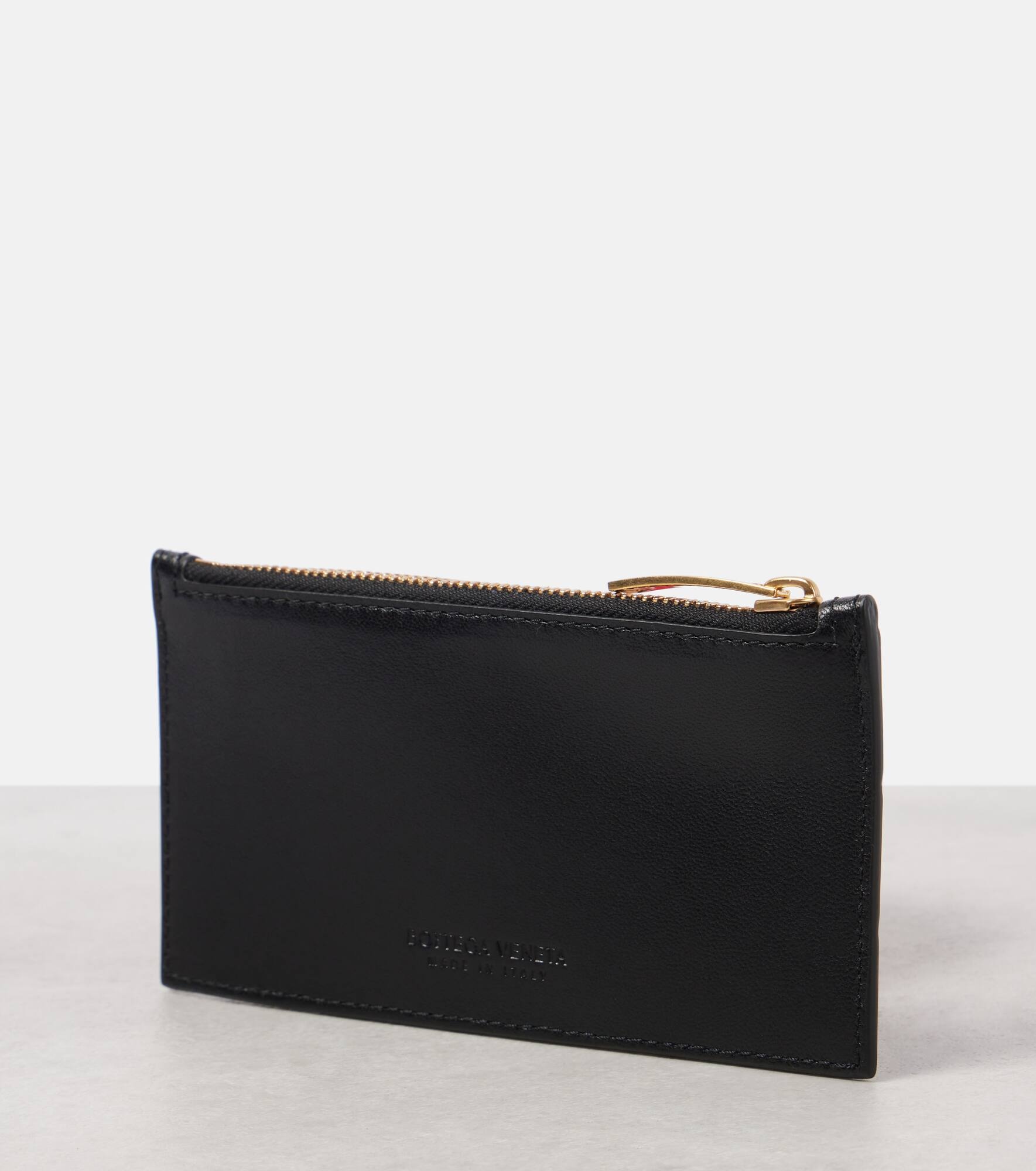 Intrecciato leather wallet - 3