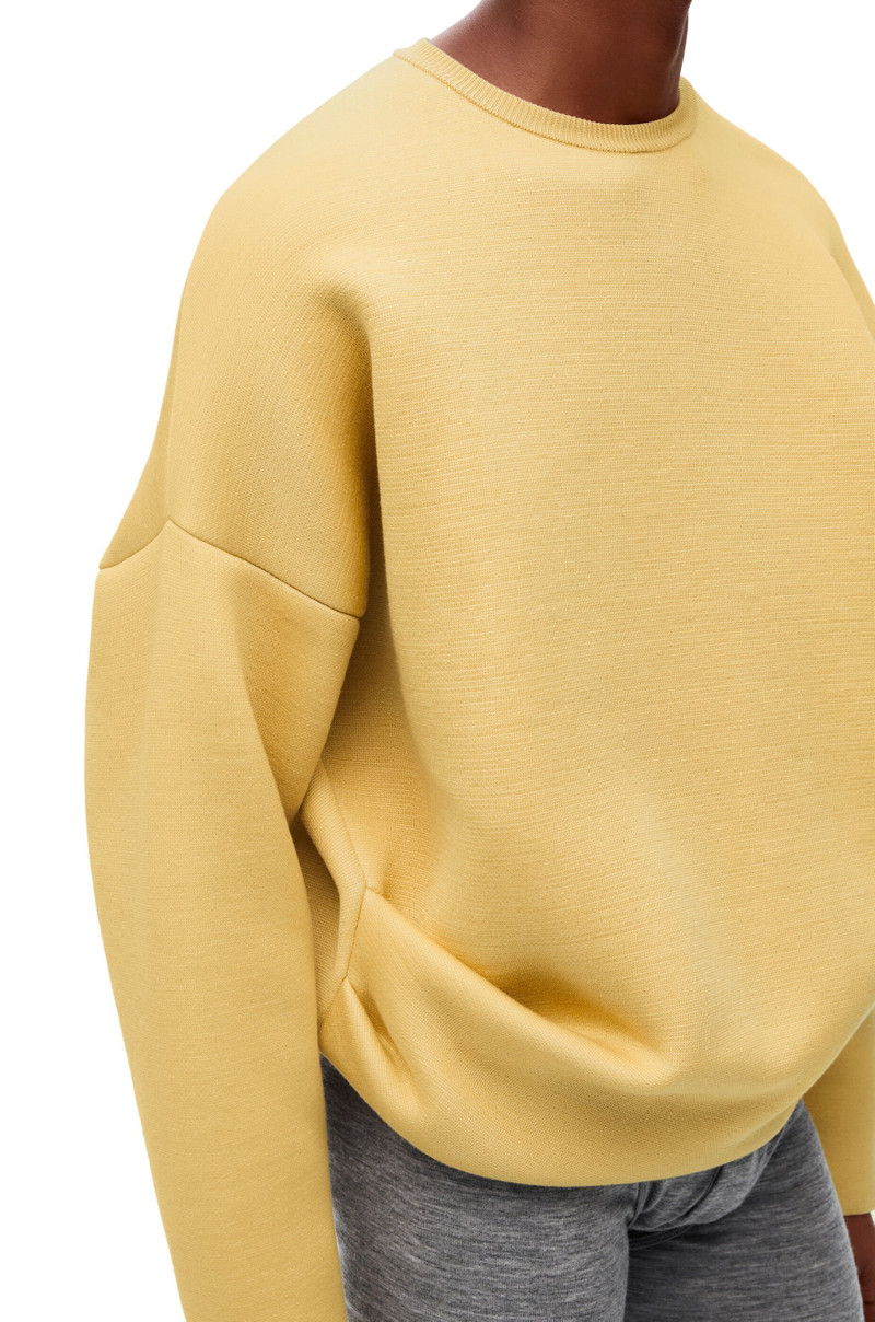 Draped sweater in silk and cashmere 5