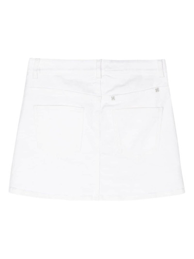 Givenchy 4G-motif denim mini skirt outlook