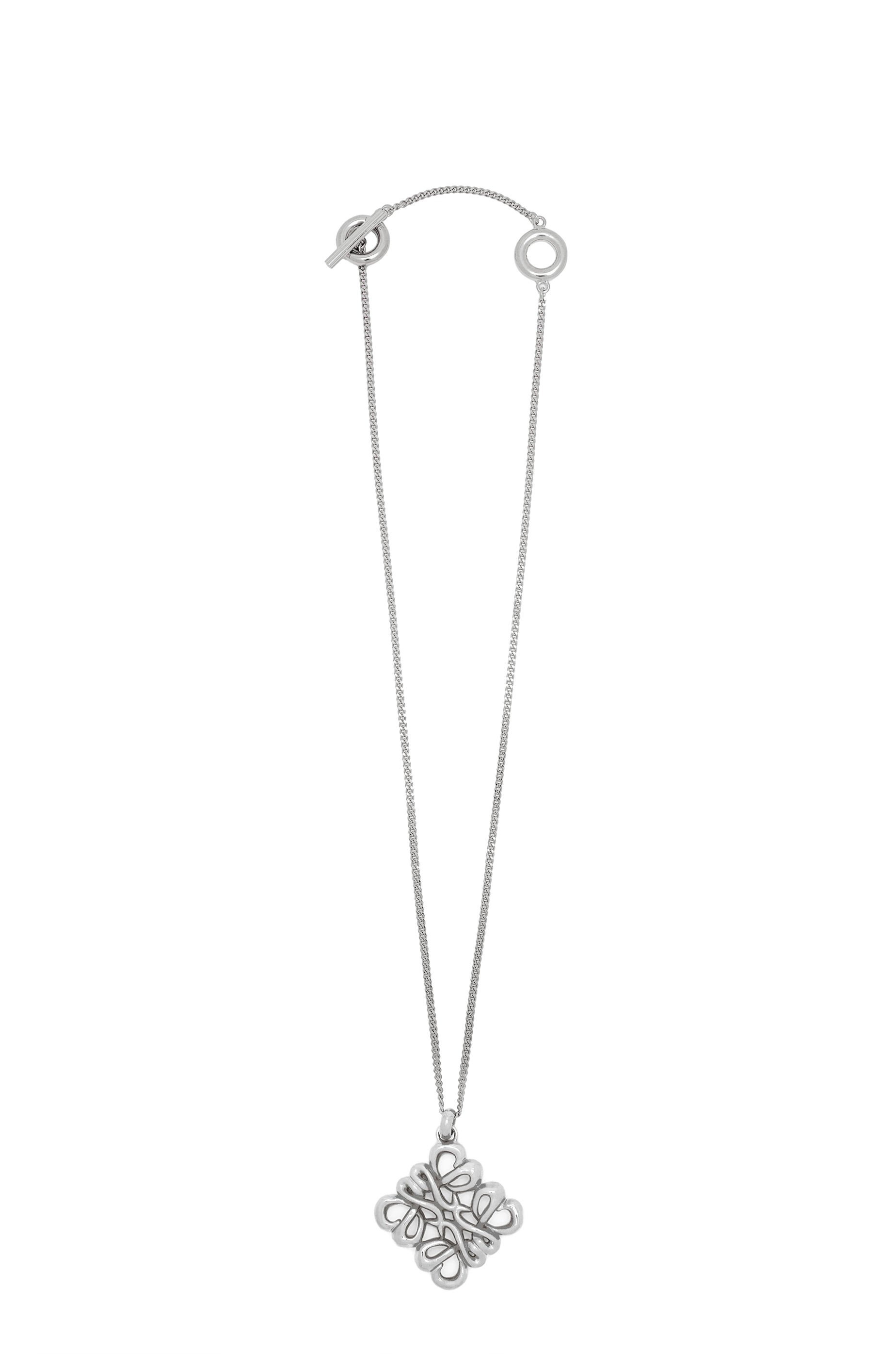 Small pendant necklace in sterling silver - 1