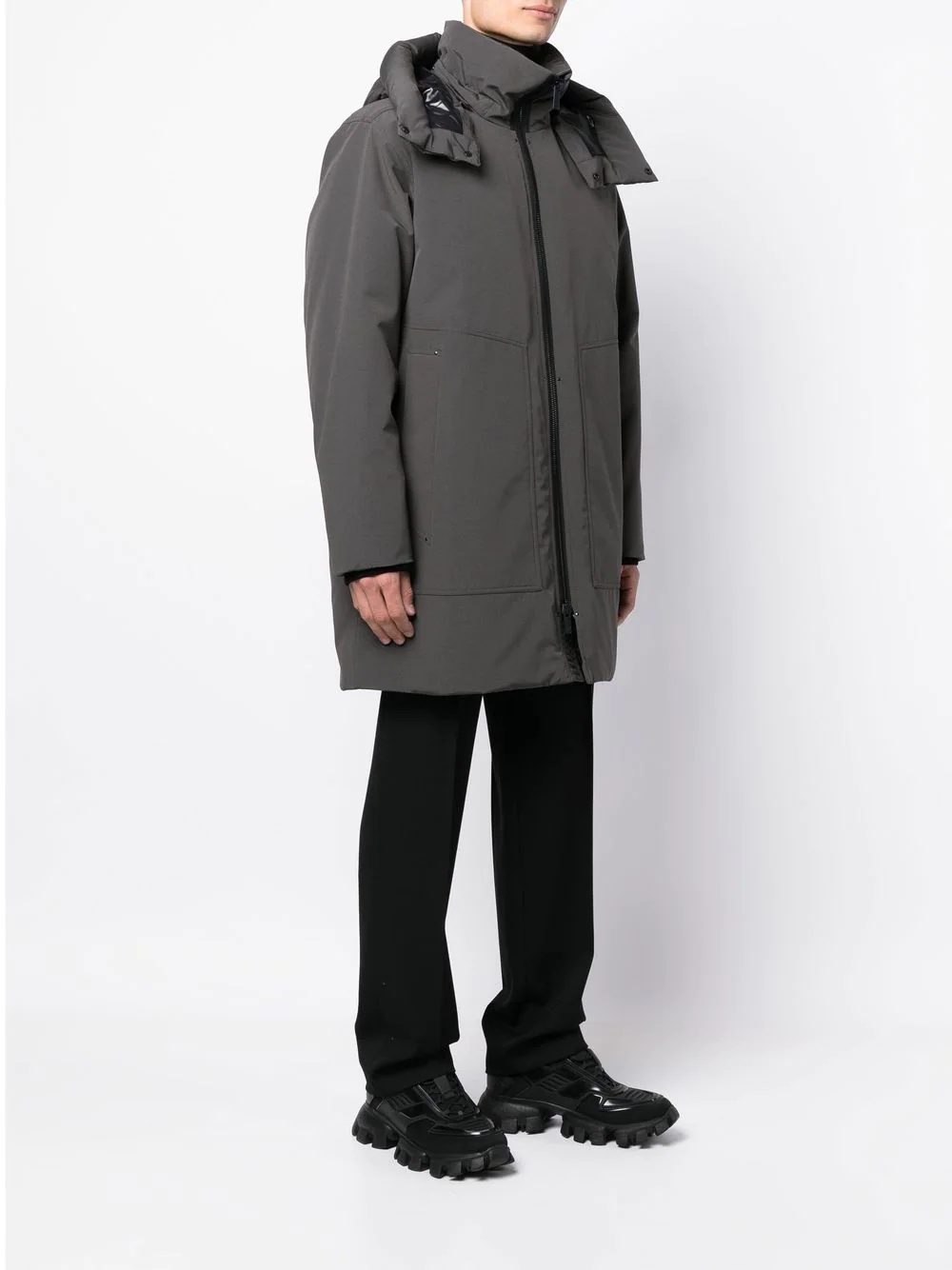 Oshima hooded down coat - 3