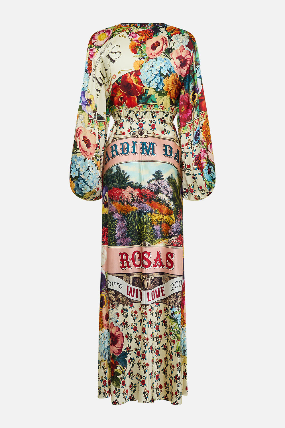 BLOUSON SLEEVE BIAS DRESS - 8