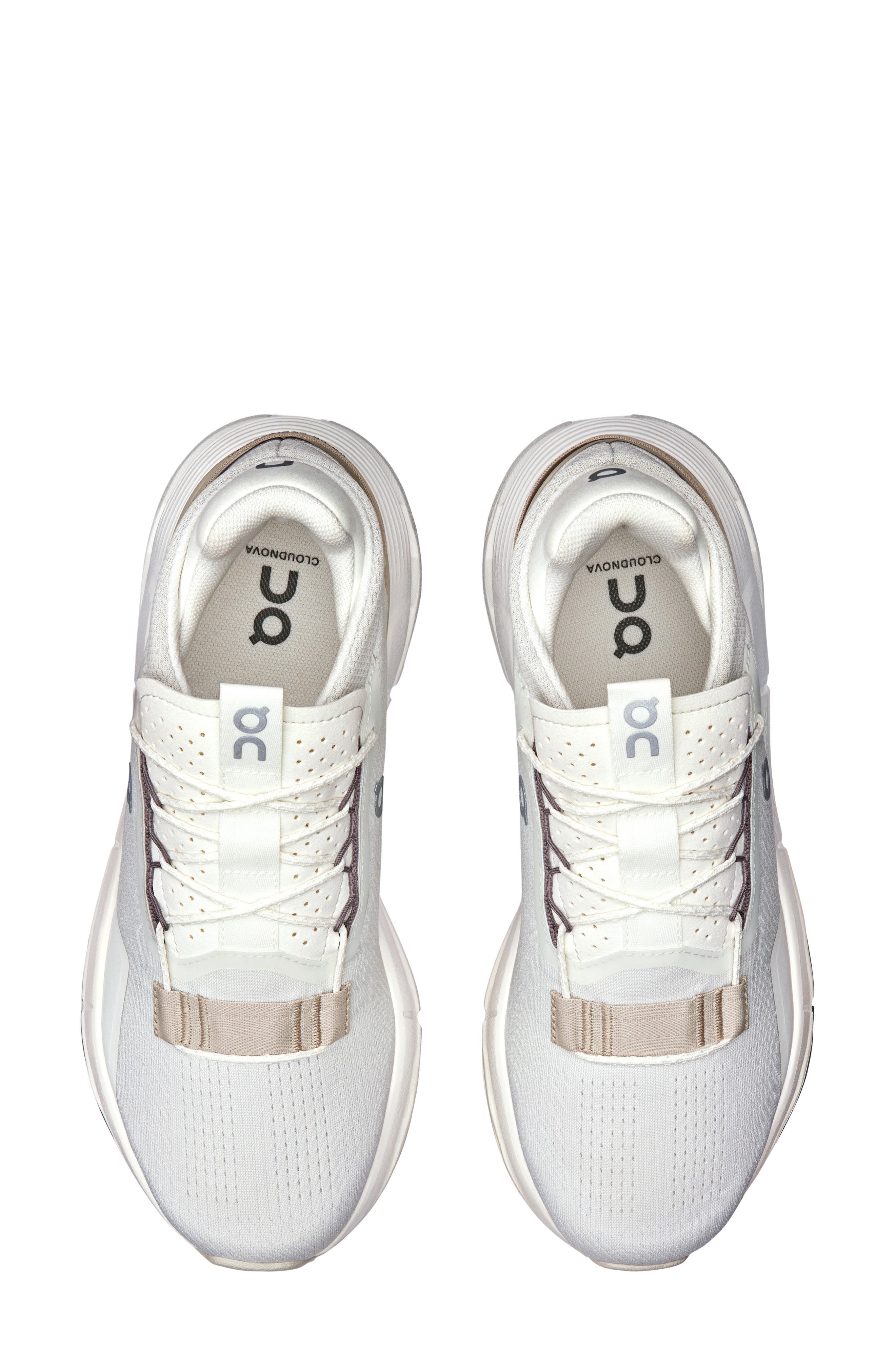 On Cloudnova 2 Sneaker in Ice/Sand at Nordstrom - 3