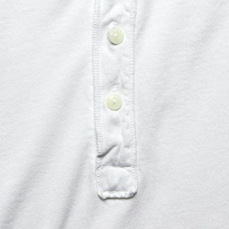 Supima Jersey Henley - White 3