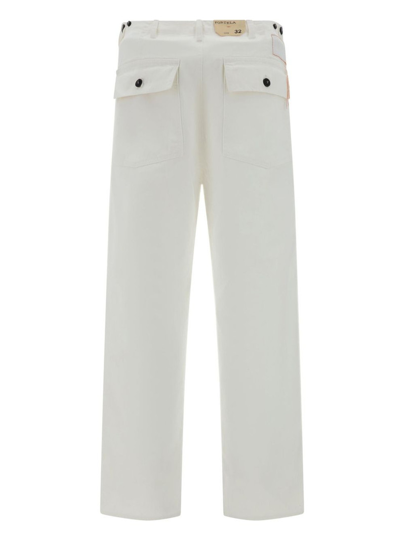 FORTELA cotton straight-leg trousers outlook