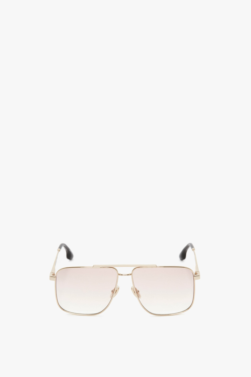 Double Bridge V-Line Navigator In Gold-Blush 1