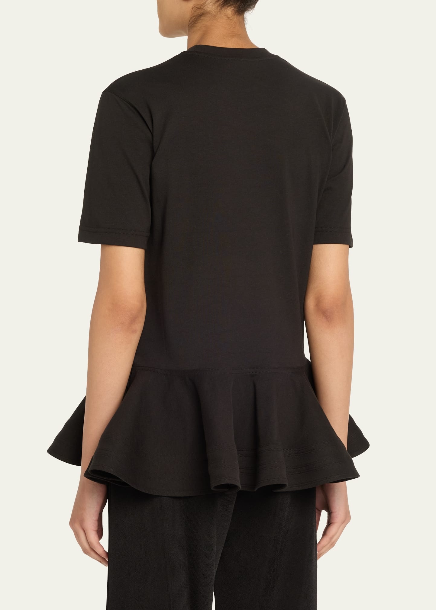 Short-Sleeve Peplum T-Shirt - 3