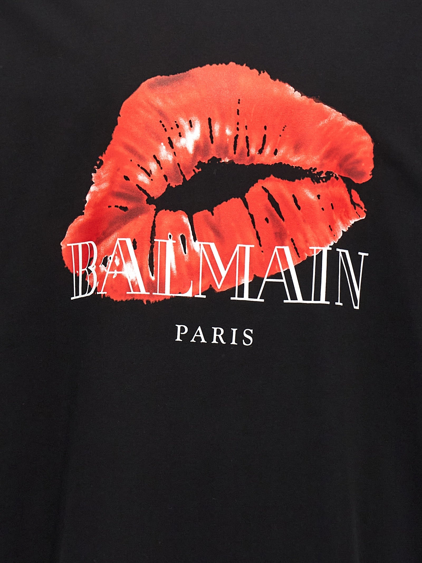 Balmain Kiss T-Shirt Black - 4