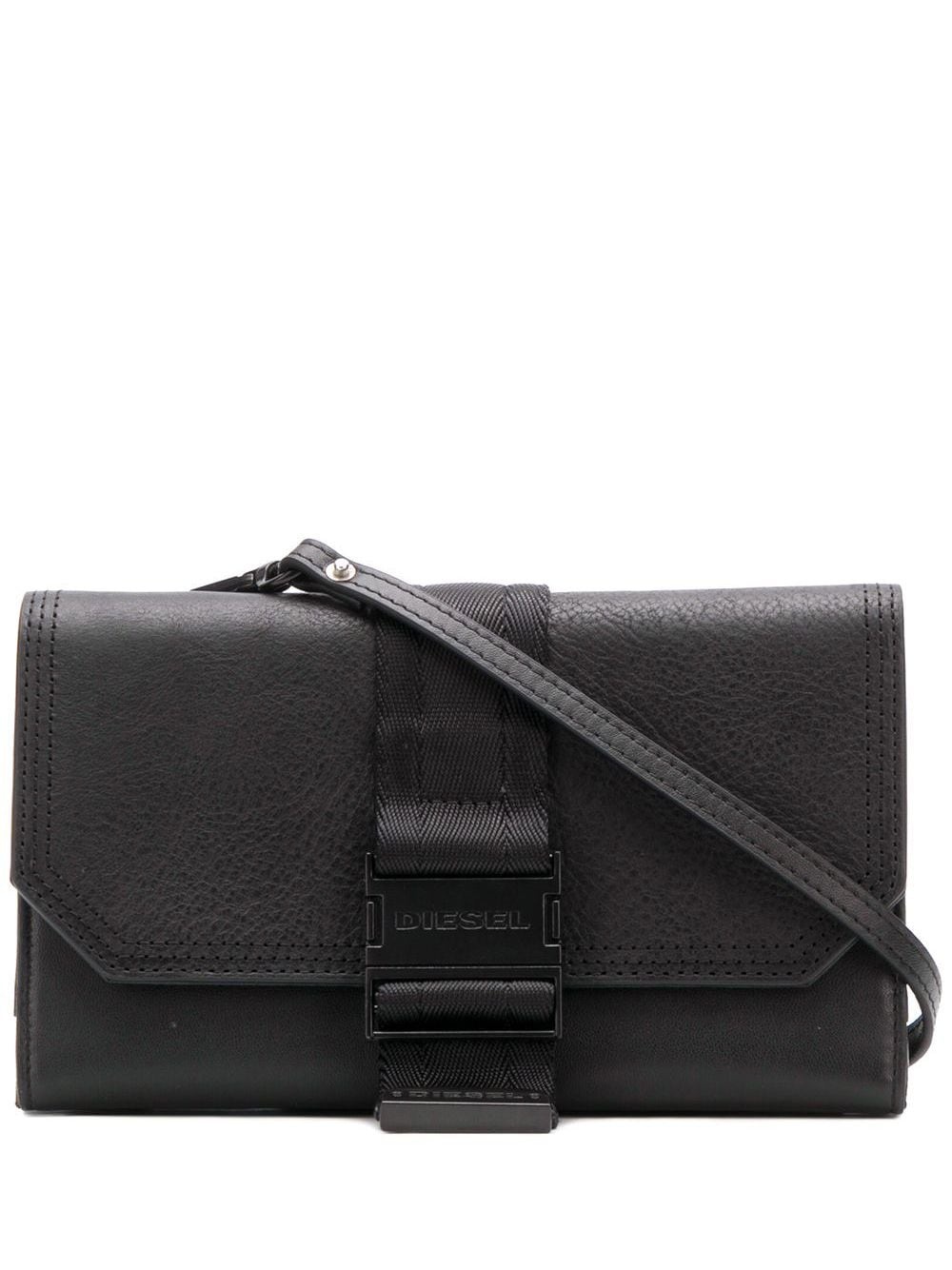 buckle detail clutch - 1