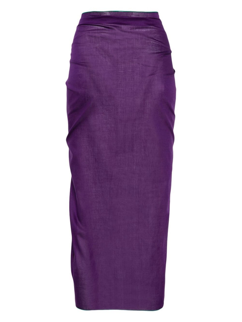 ERES Cabine logo-embroidered sarong outlook