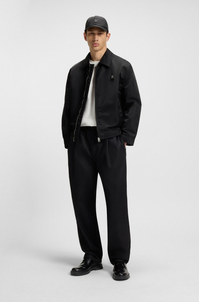 HUGO SLIM-FIT T-SHIRT WITH MERCERIZED COTTON outlook