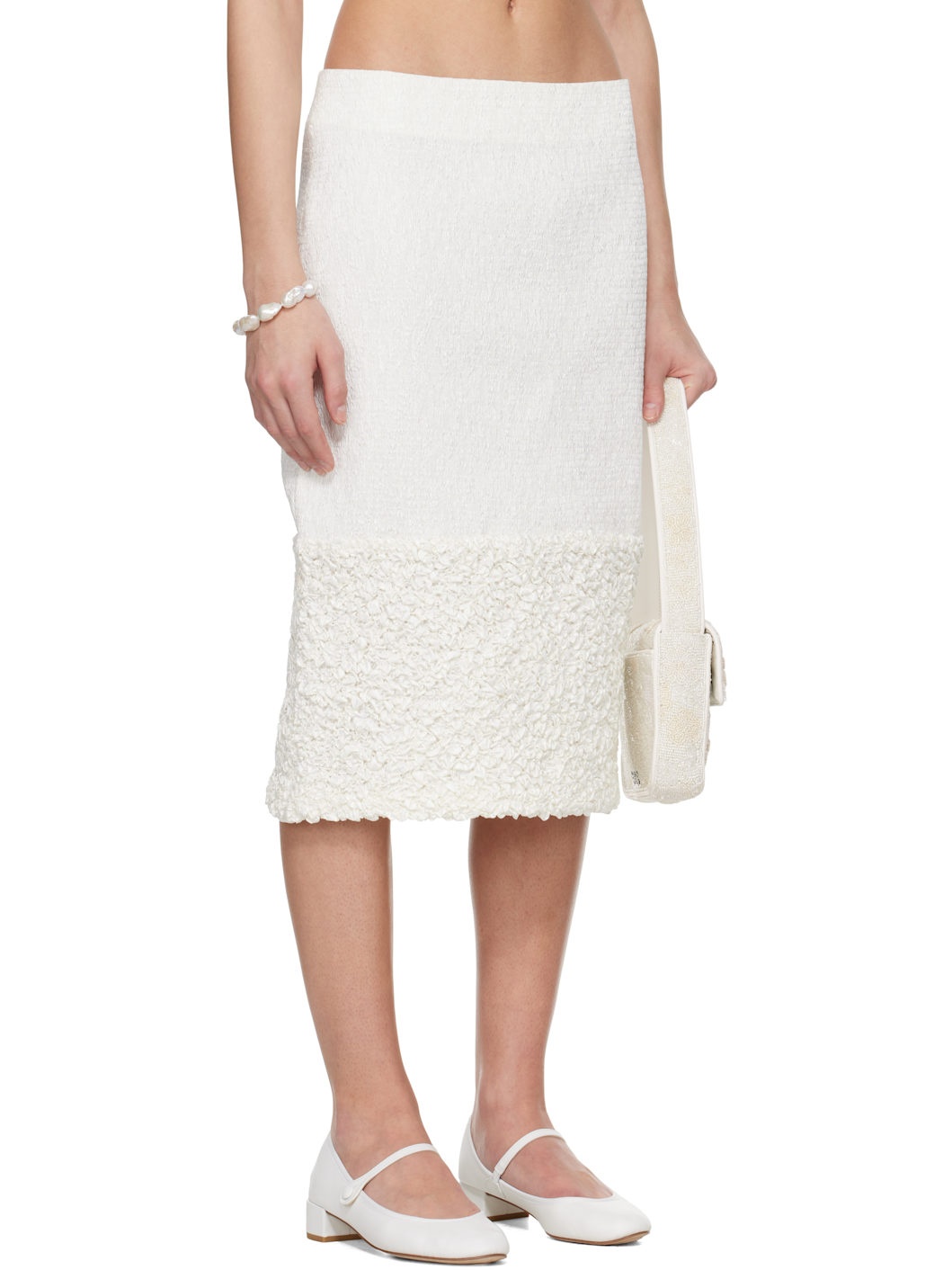 SSENSE Exclusive Bridal Capsule Nadine Miniskirt - 2