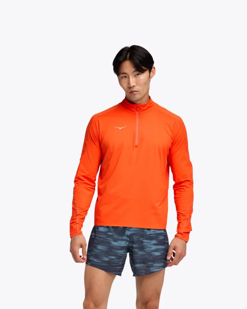 Men's GlideTech Quarter Zip in Lava - 1