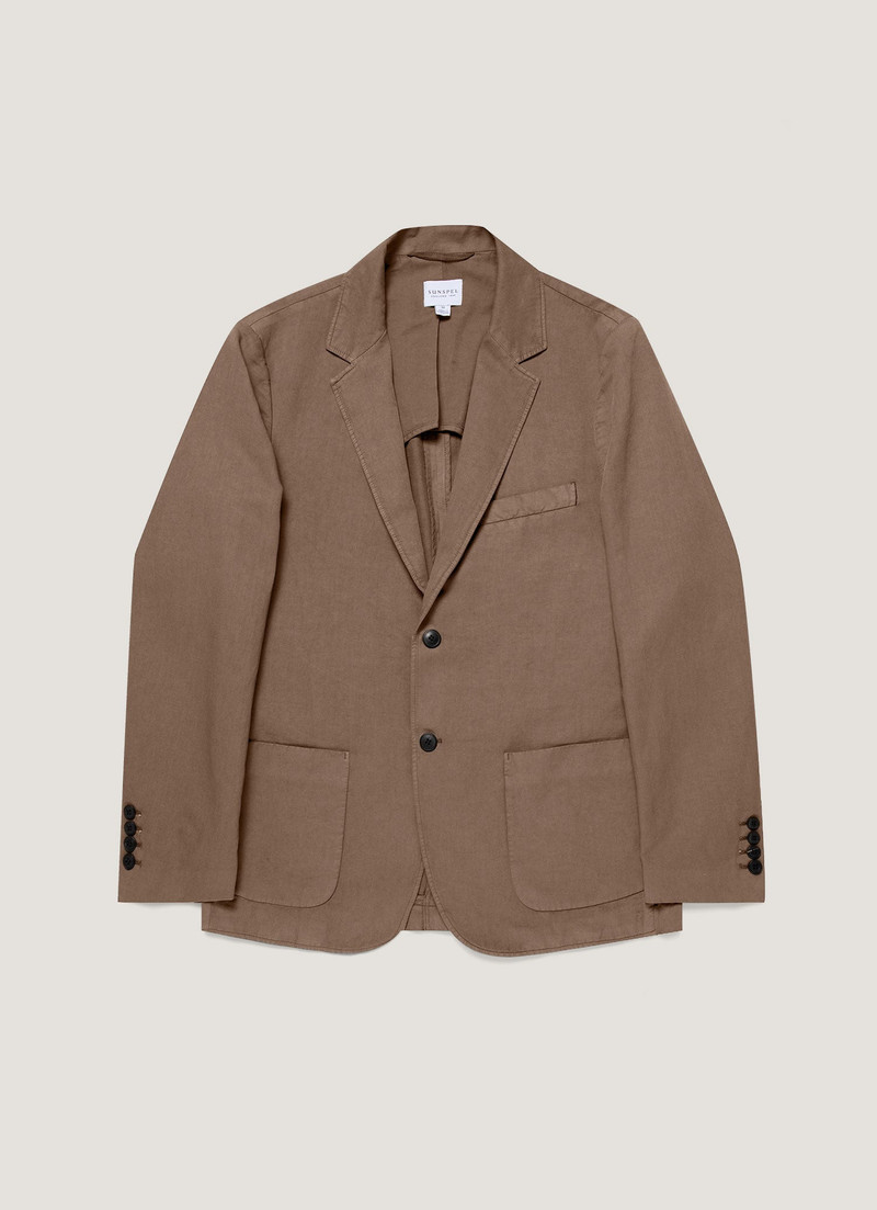 Cotton Linen Unstructured Blazer 1