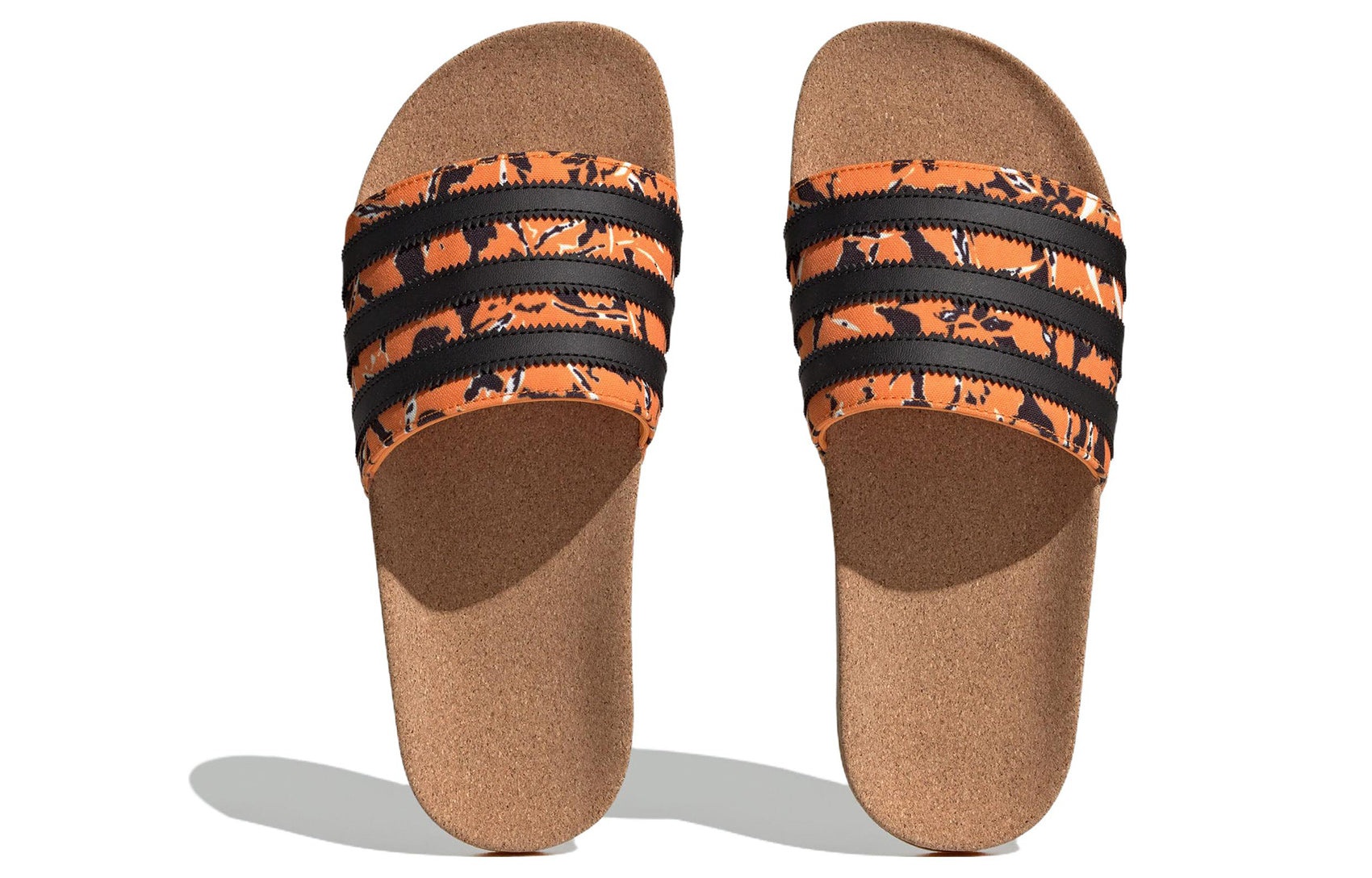 adidas originals Adilette 'Bright Orange Core Black Gum' IE7750 - 4