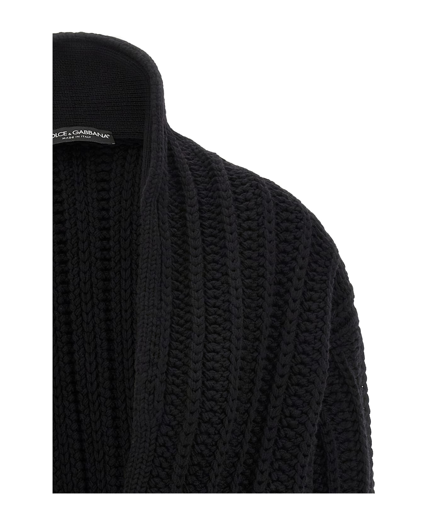 Coarse Wool Cardigan - 3