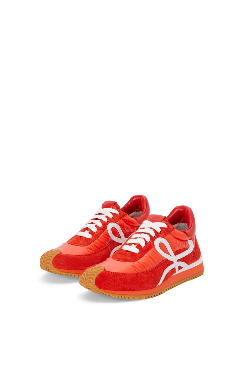 Loewe Padded flow runner in nylon and suede outlook