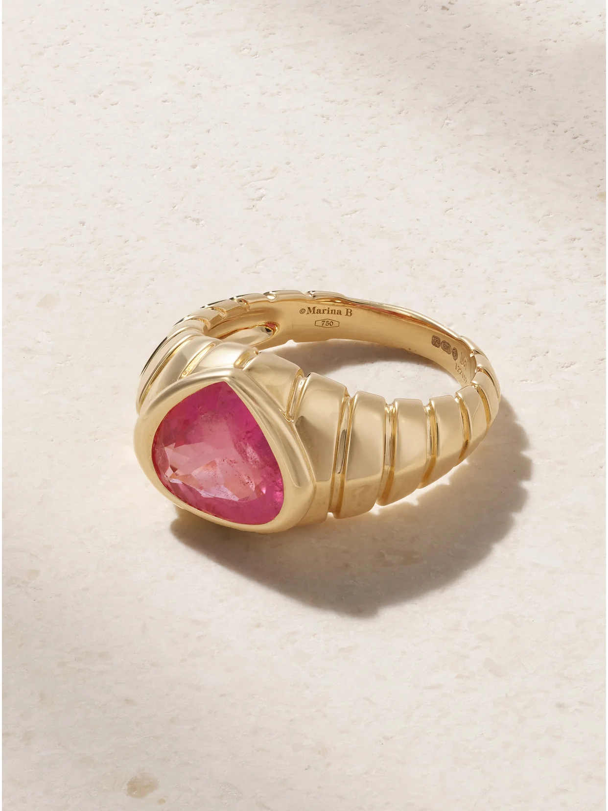 18-karat Gold Rubellite Ring - 1