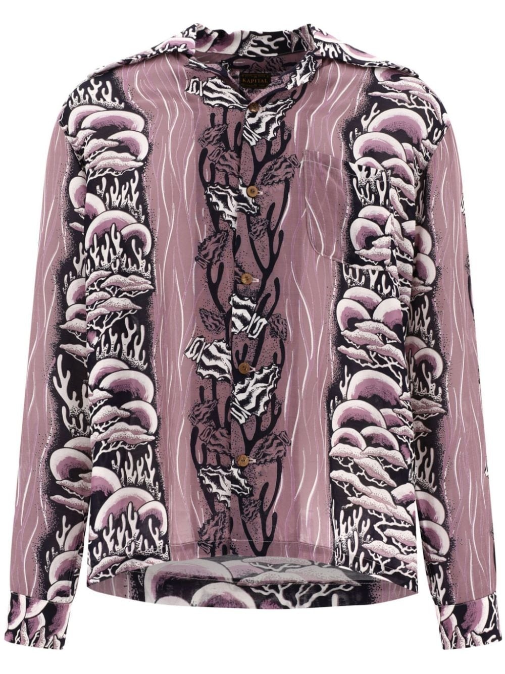 Souffle printed shirt - 1