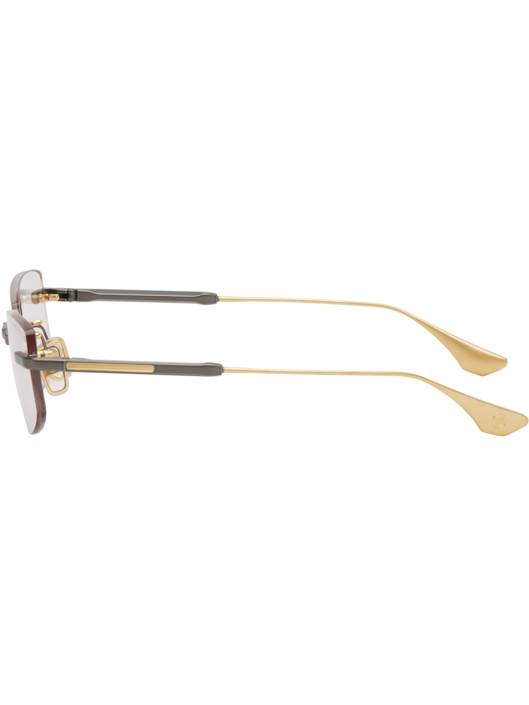 Gunmetal & Gold TRYSIM.75 Glasses - 3