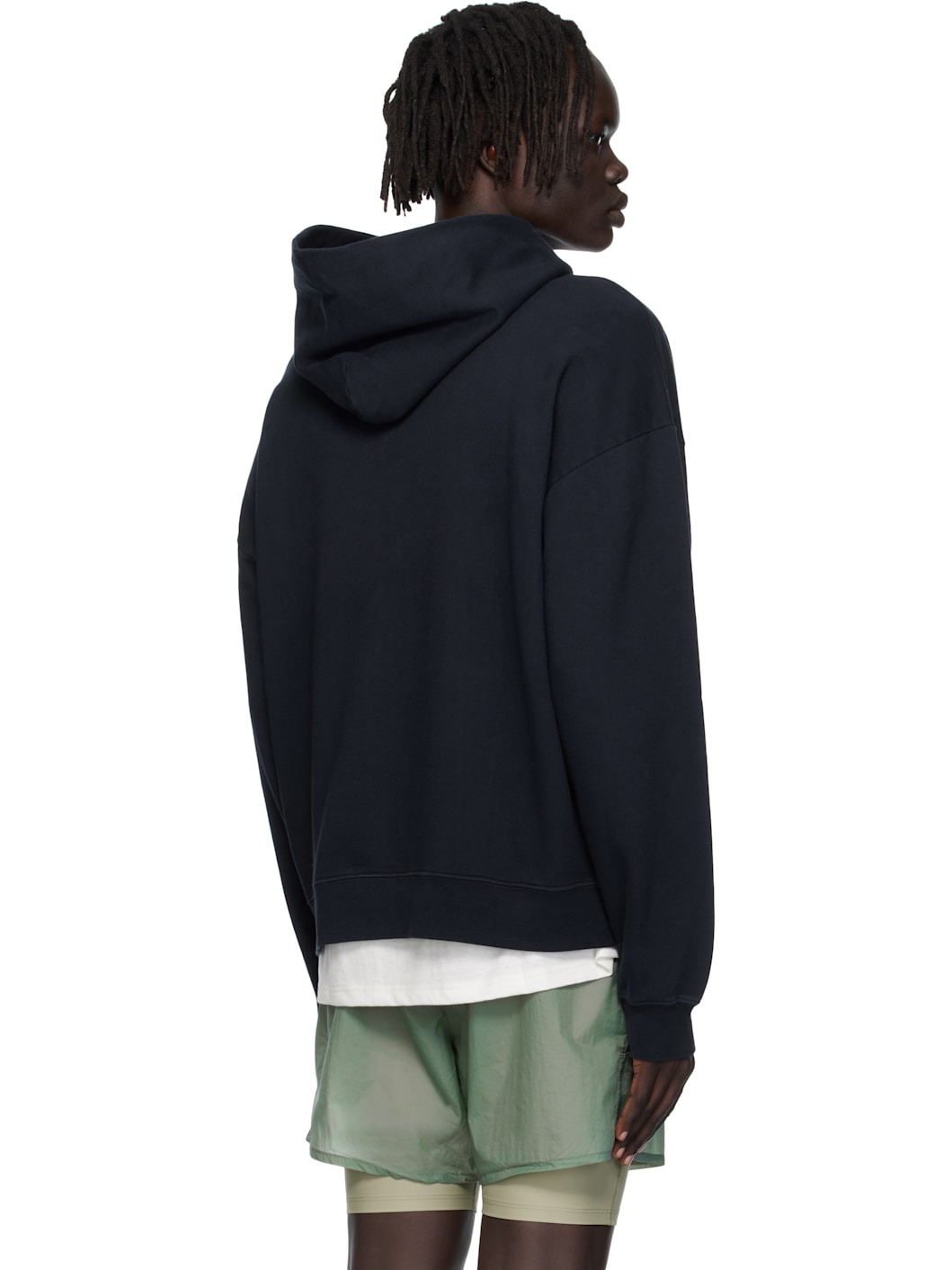 Navy California Cotton Hoodie - 3