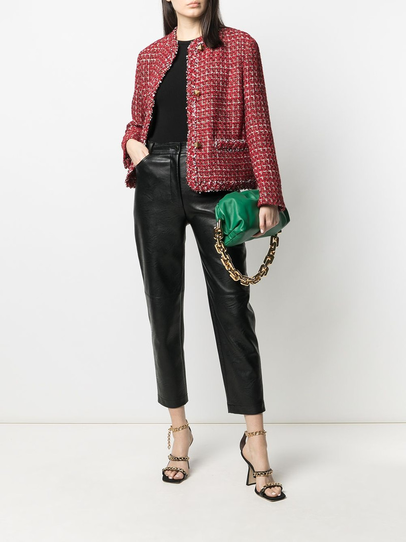 Valentino sequin-detail tweed jacket outlook