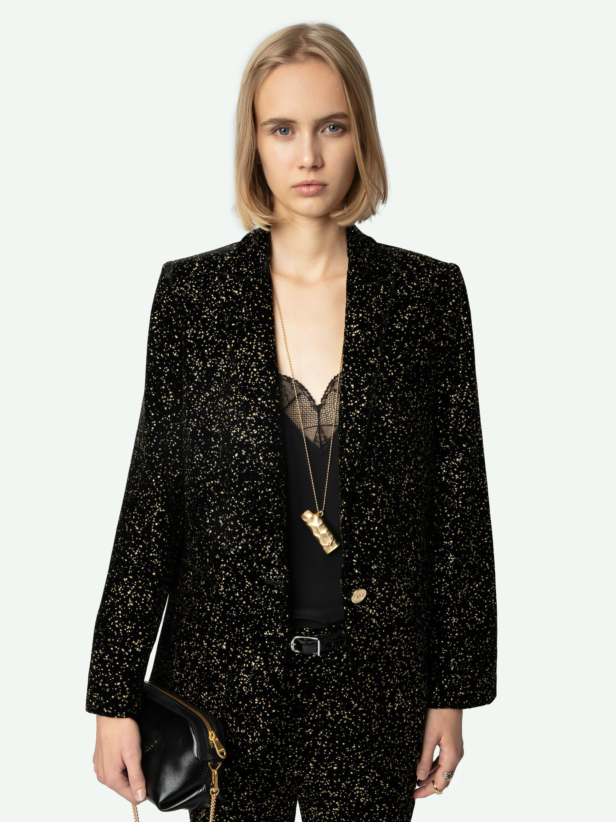 Velvet Valse Blazer - 3