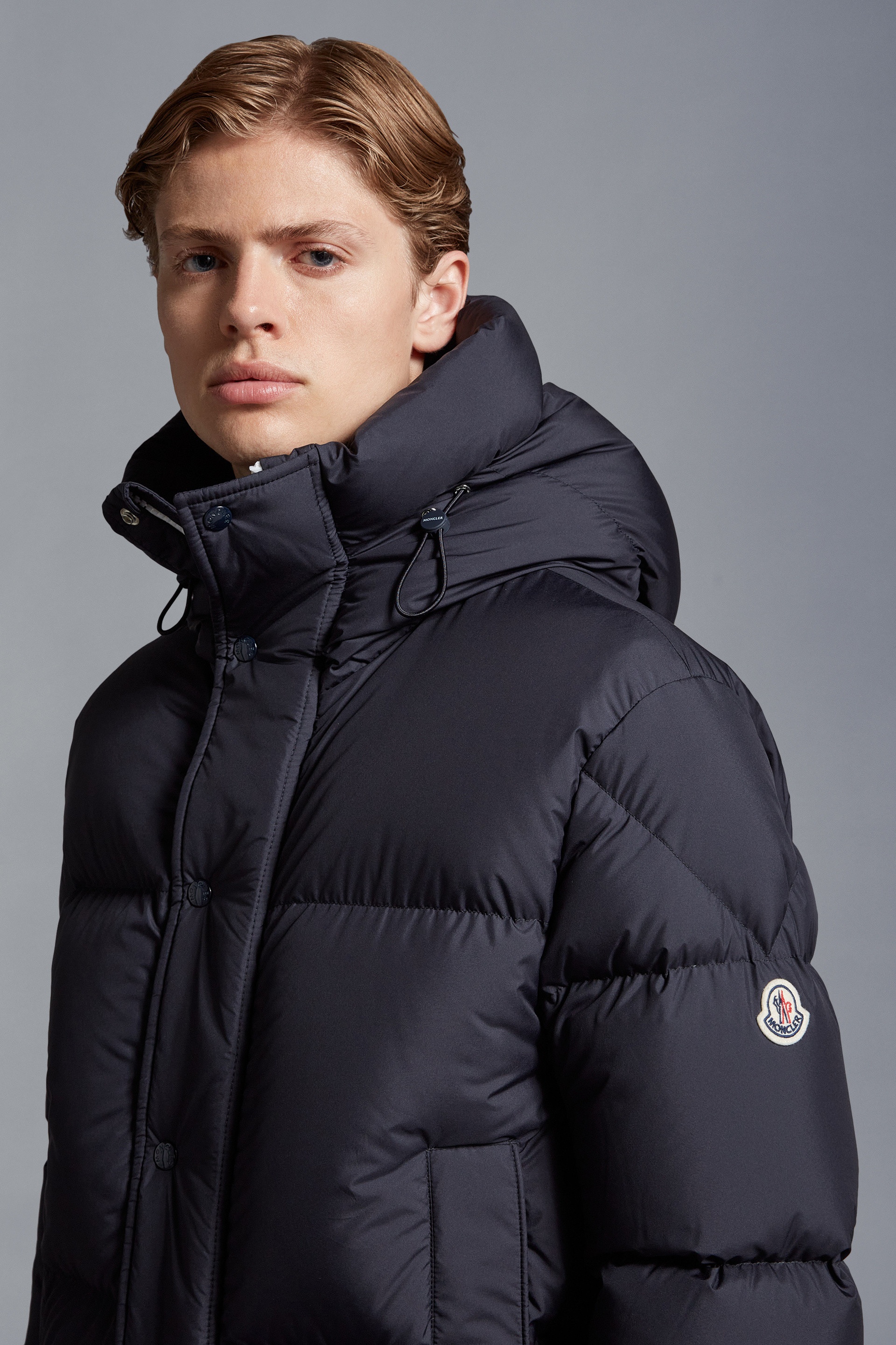 Moncler Risler Short Down Jacket | REVERSIBLE