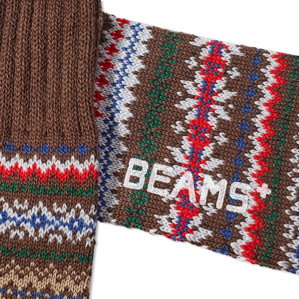 Beams Plus Fair Isle Sock - 2