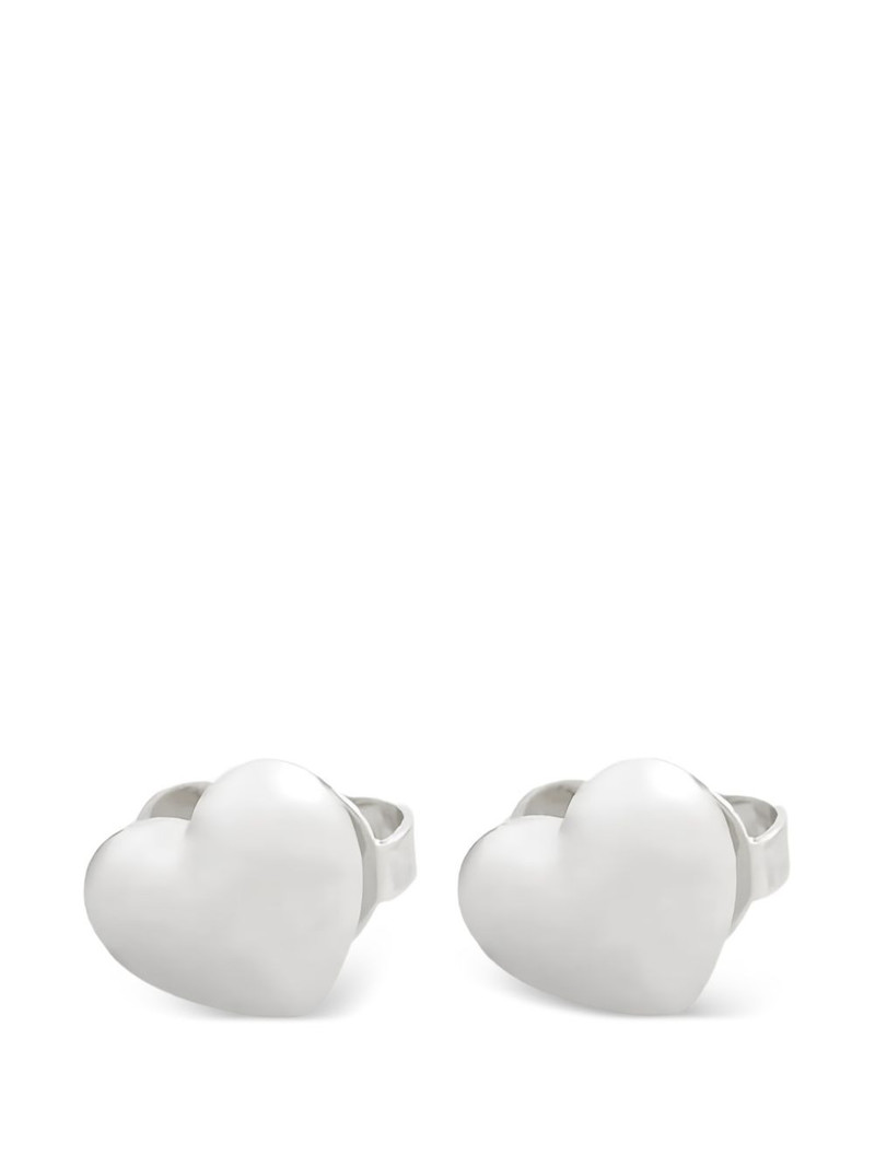 heart stud earrings 1