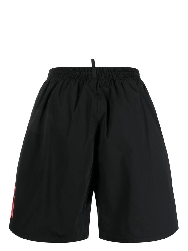 DSQUARED2 logo-print swim shorts outlook