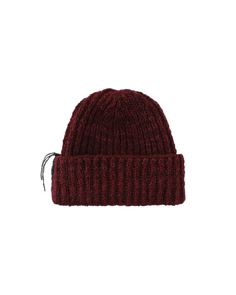 KNIT CAP N.D. BURGUNDY - 2