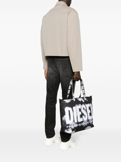 Diesel Rave logo-print tote bag outlook