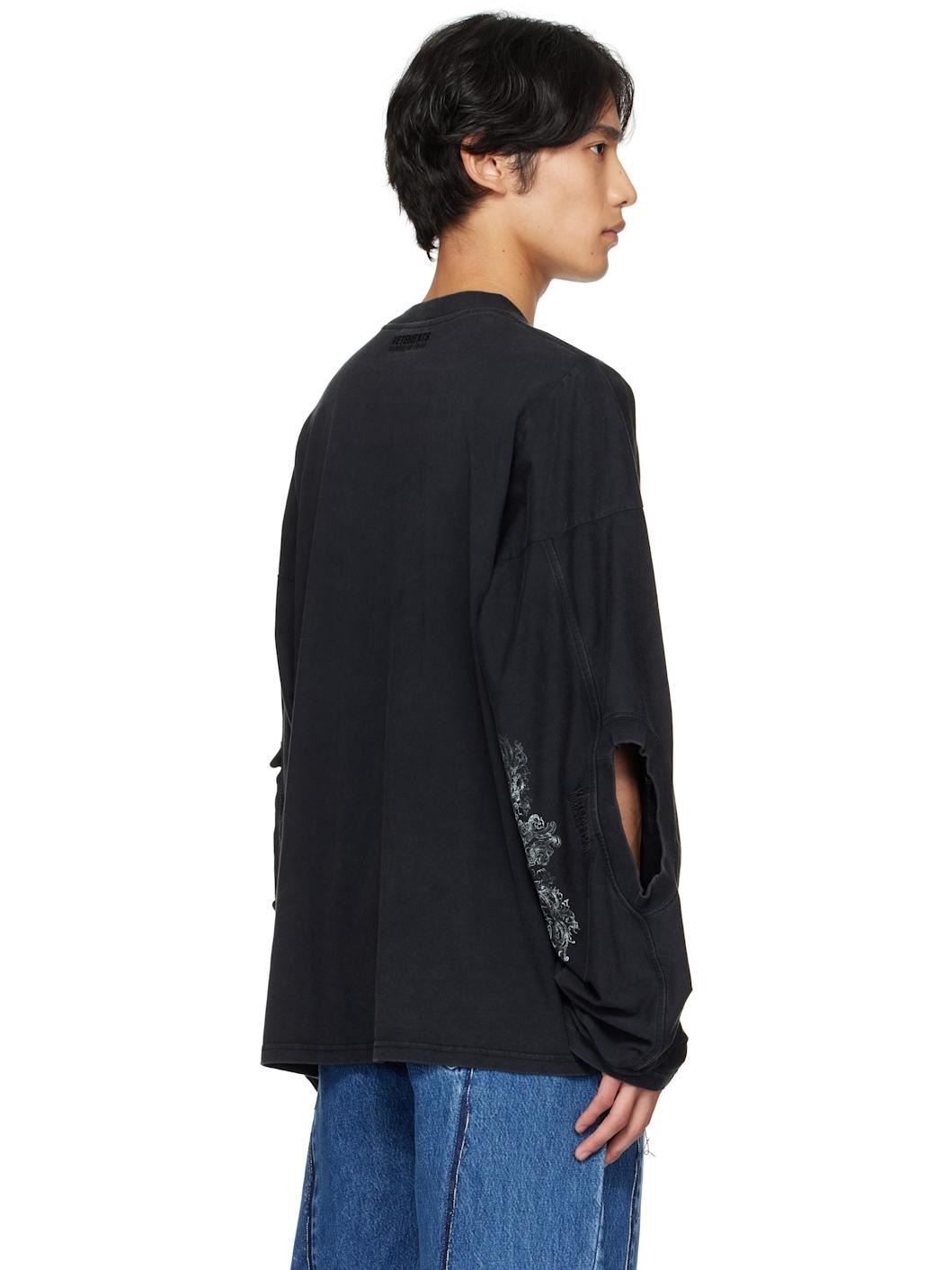 Black Cradle of Filth 'Spirit' Cut-Up Longsleeve T-shirt - 3