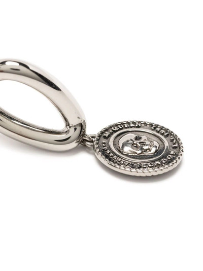 Alexander McQueen skull-charm twist keyring outlook