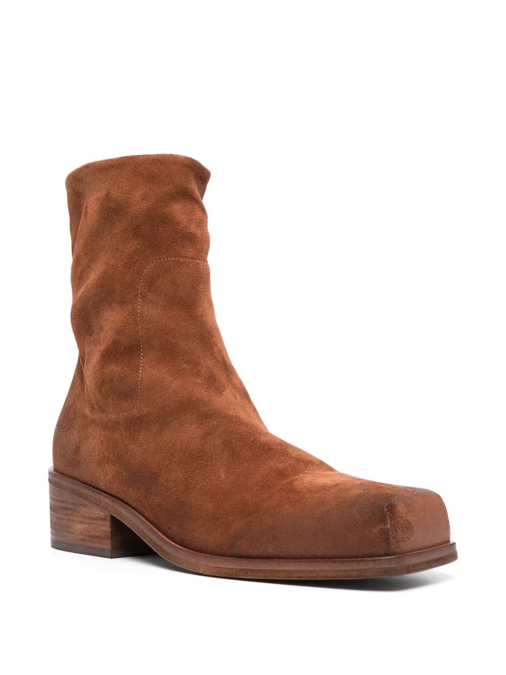 suede ankle-length boots - 2