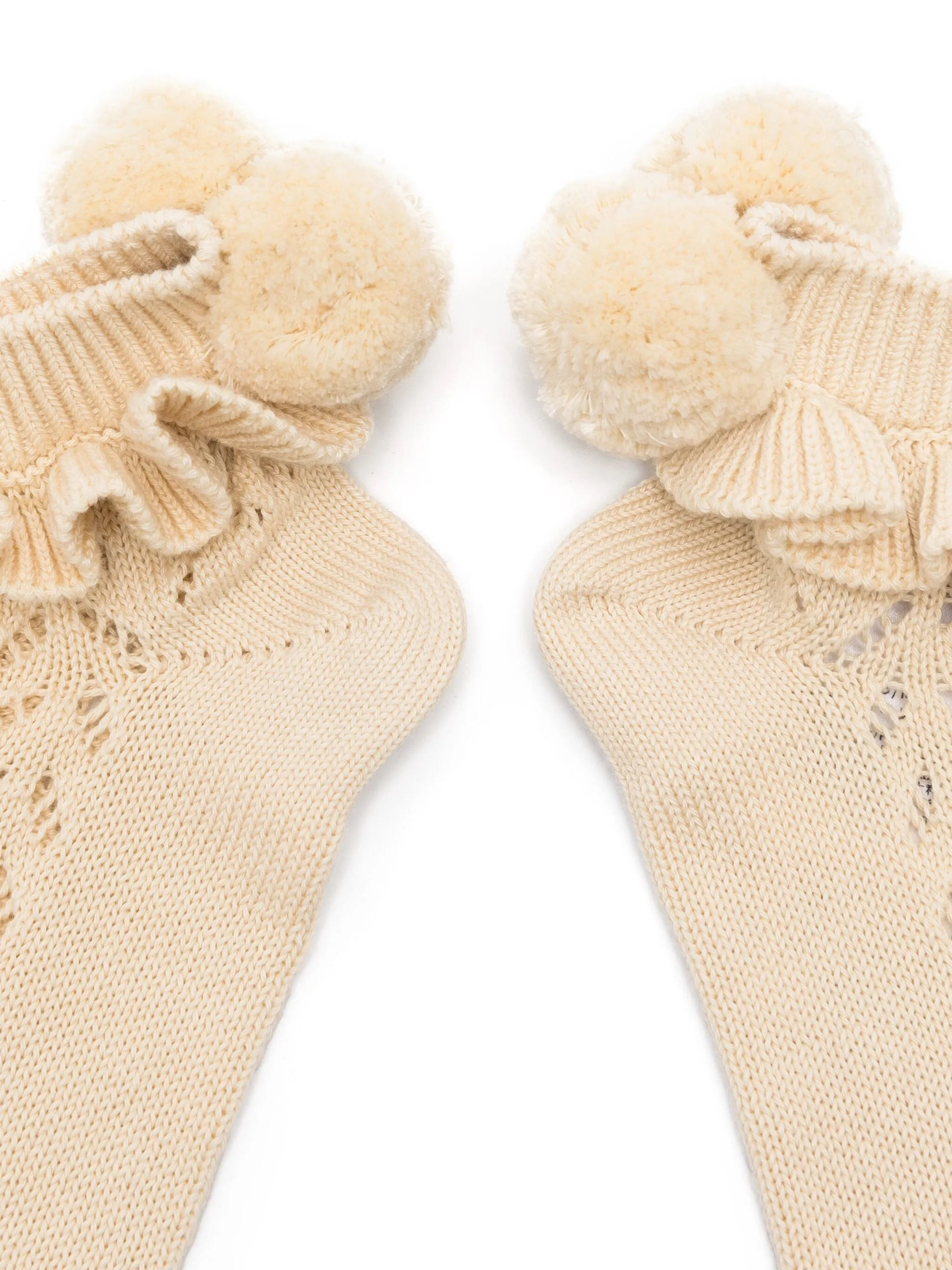 cotton pompom socks - 2