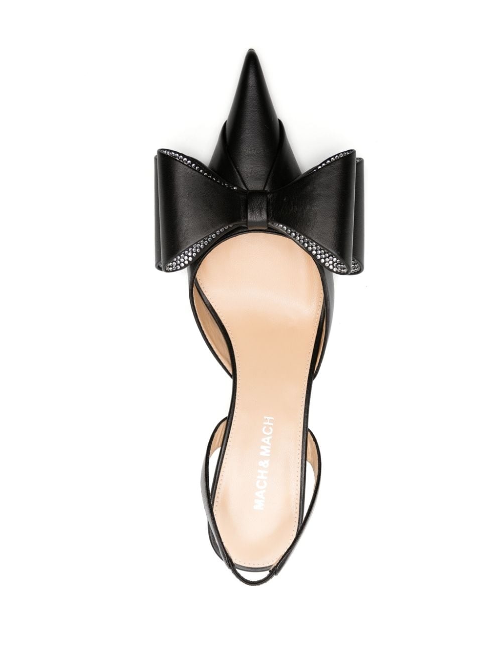 bow slingback pumps - 4