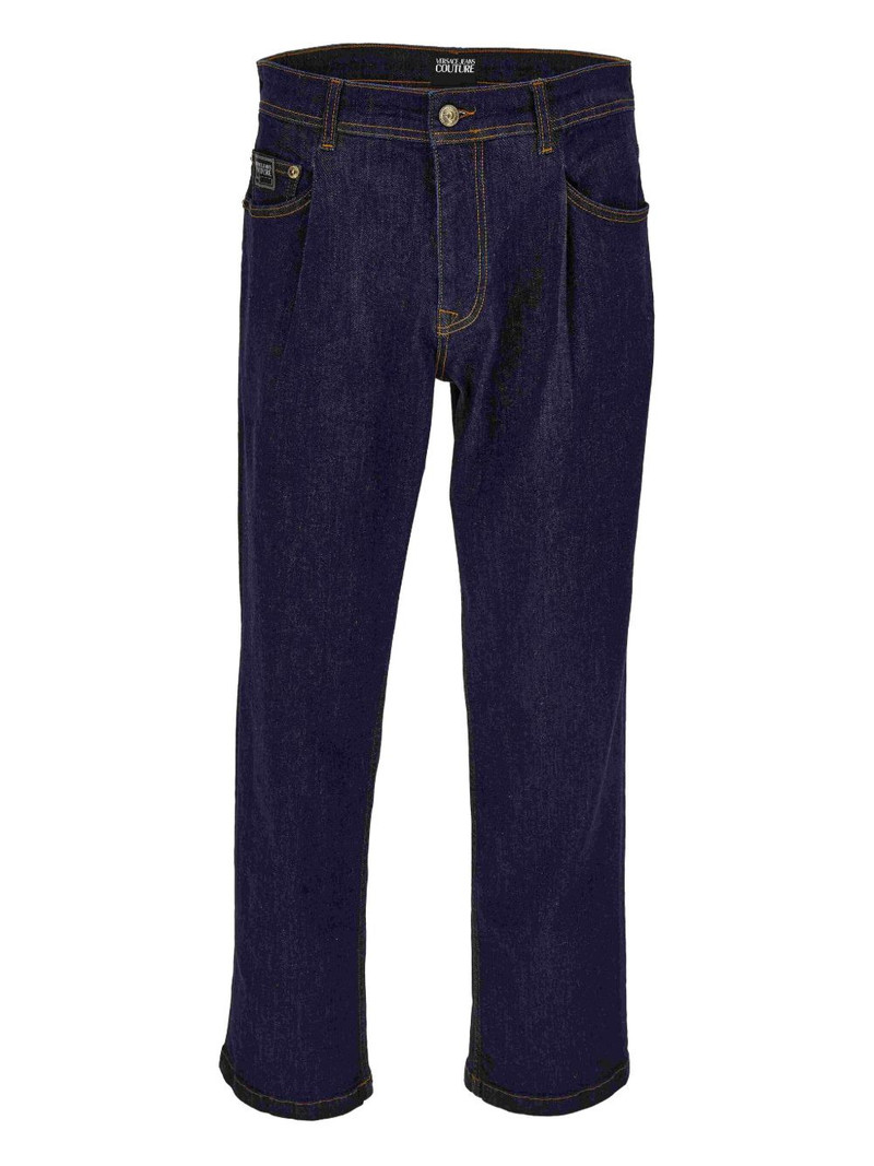 pleat-detail jeans 1
