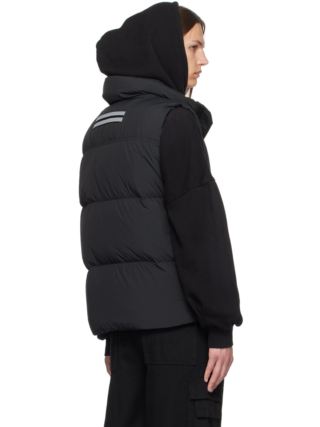 Black Lawrence Down Vest - 3