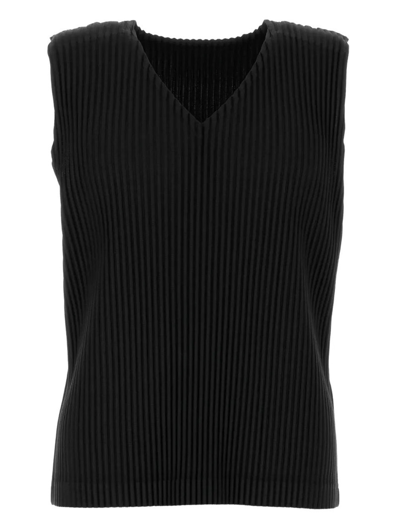 JULY AW25 BASIC VEST - BLACK 1