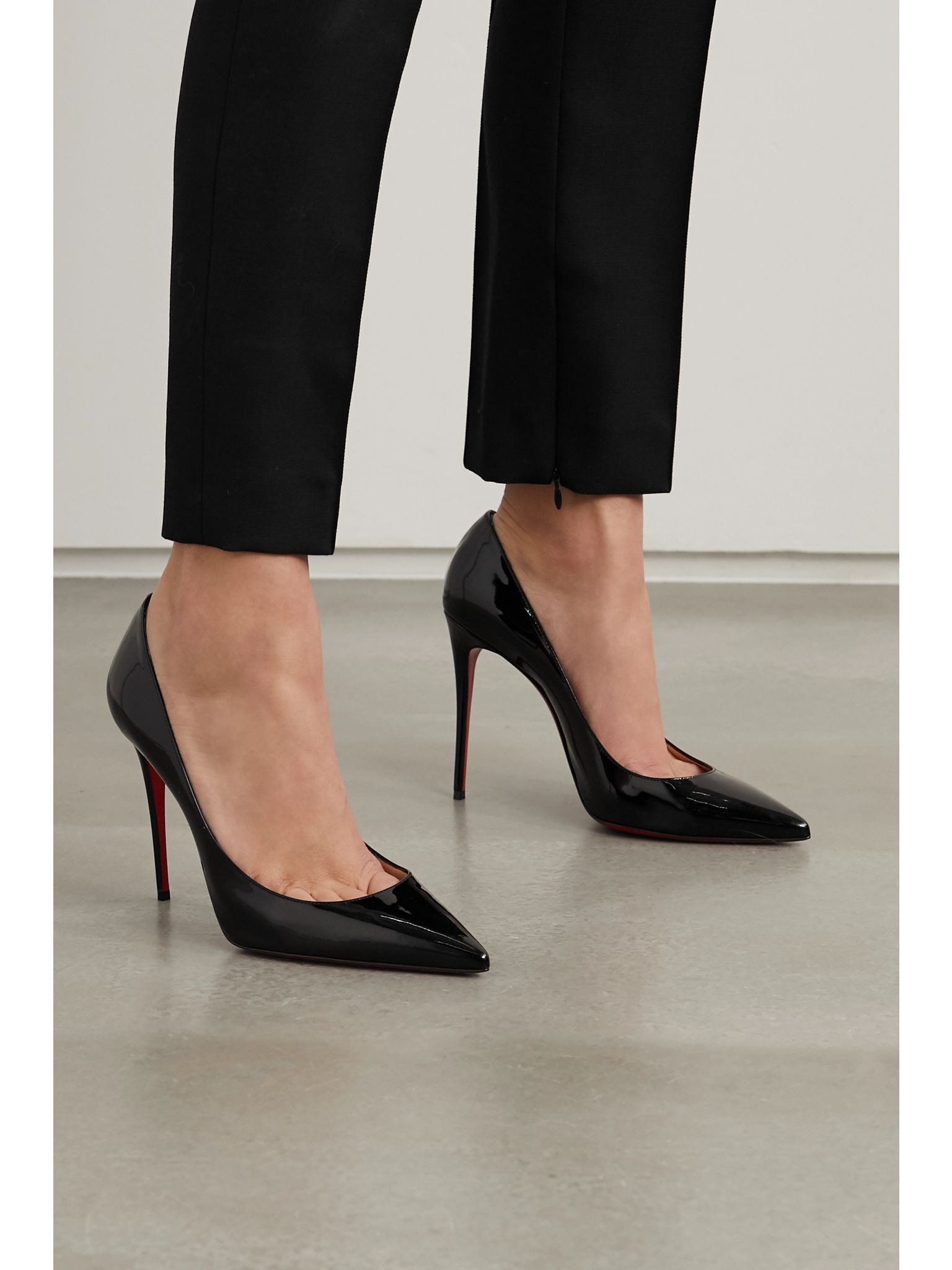 Kate 100 patent-leather pumps Black - 2