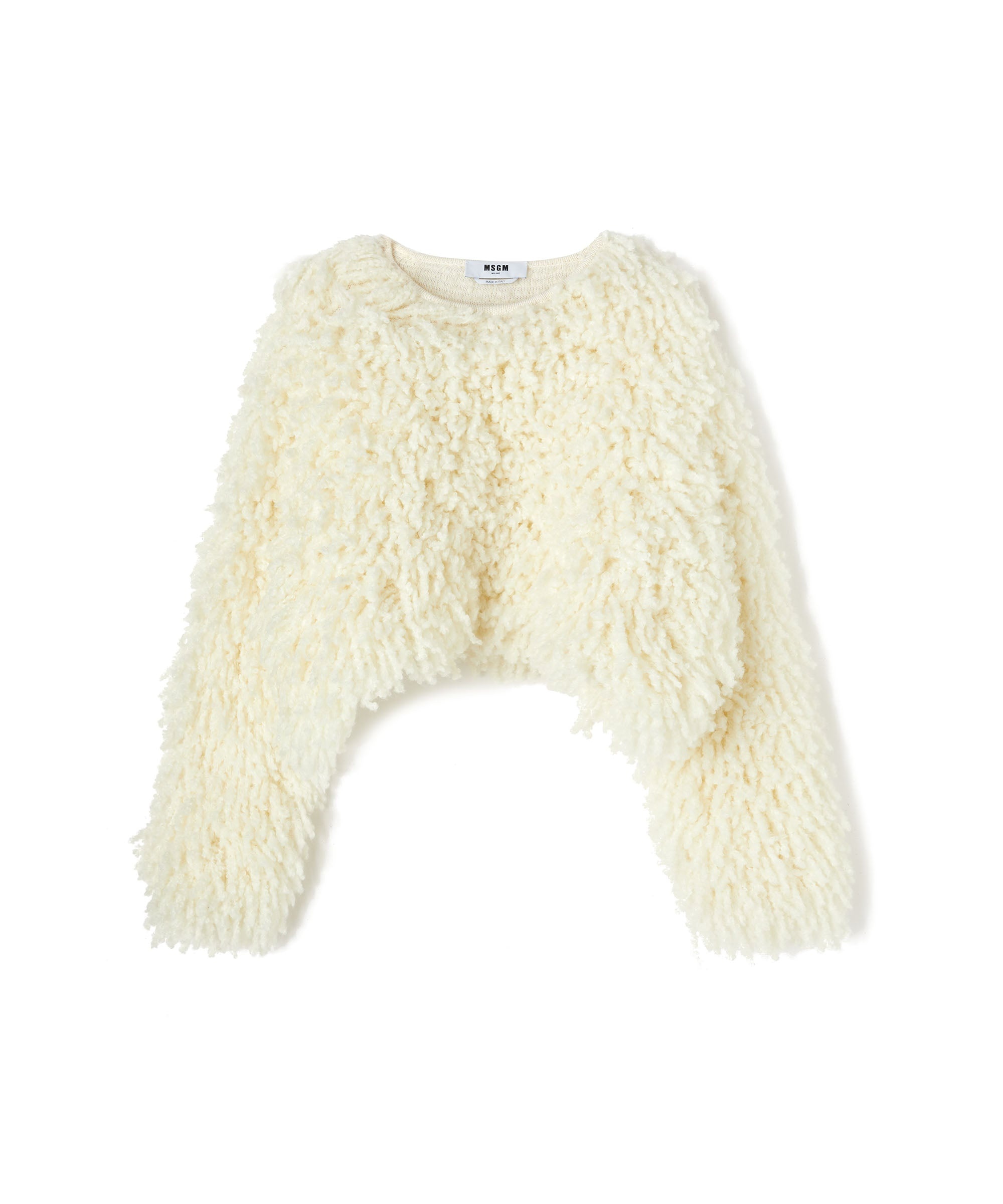 Sweater with "Boucle Meta fur" concept - 1