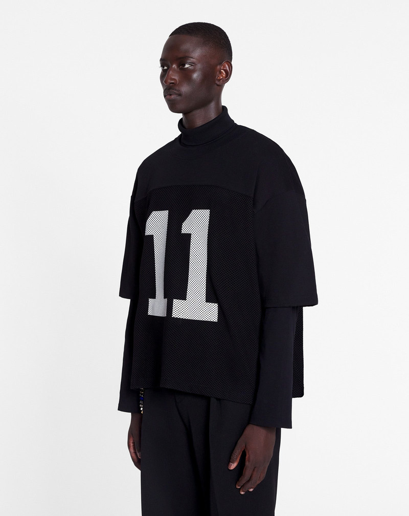 LANVIN X FUTURE LOOSE-FIT MESH T-SHIRT 5