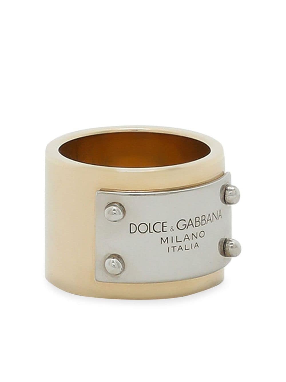 logo-engraved ring - 2
