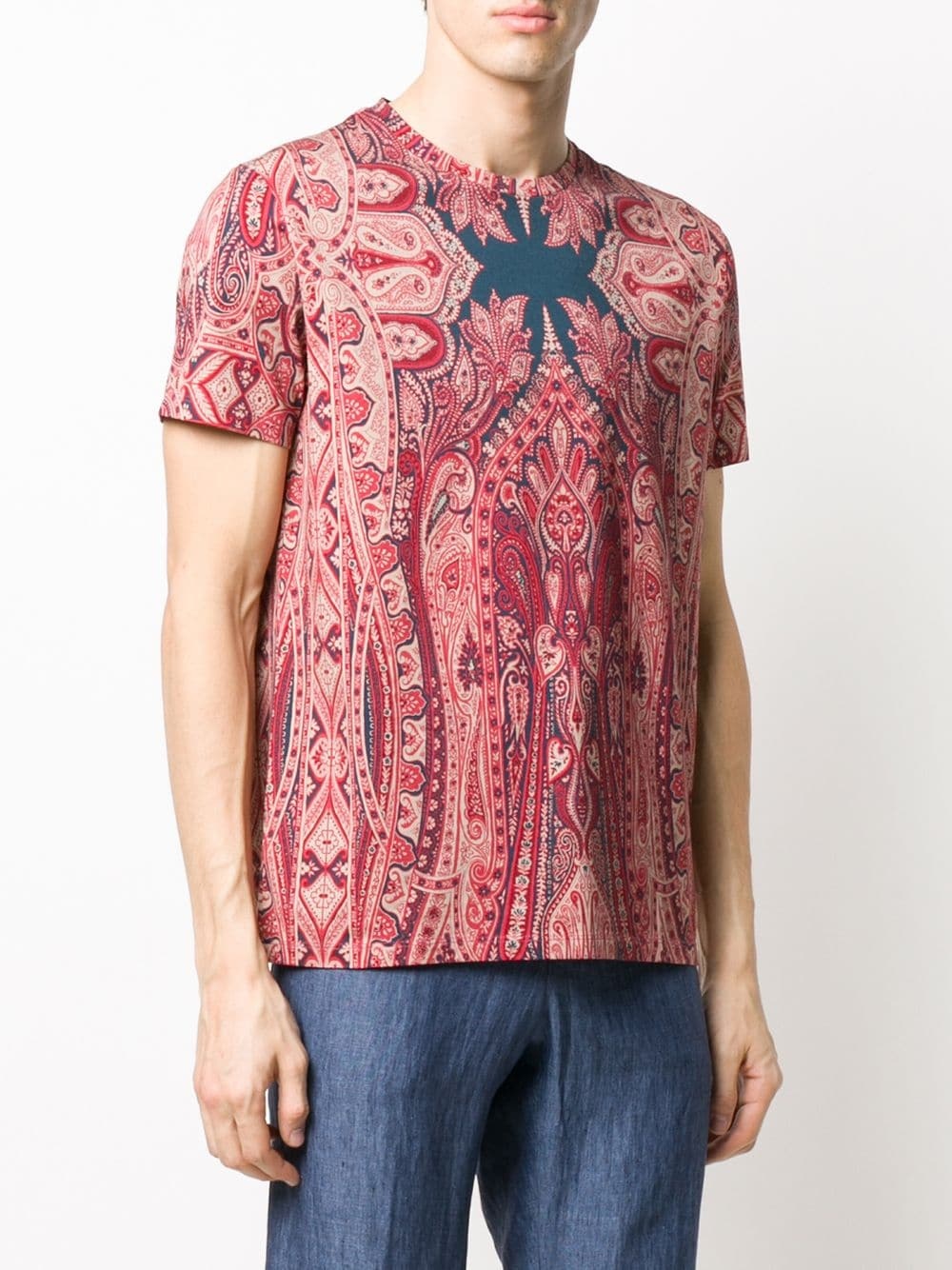 paisley print T-shirt - 3