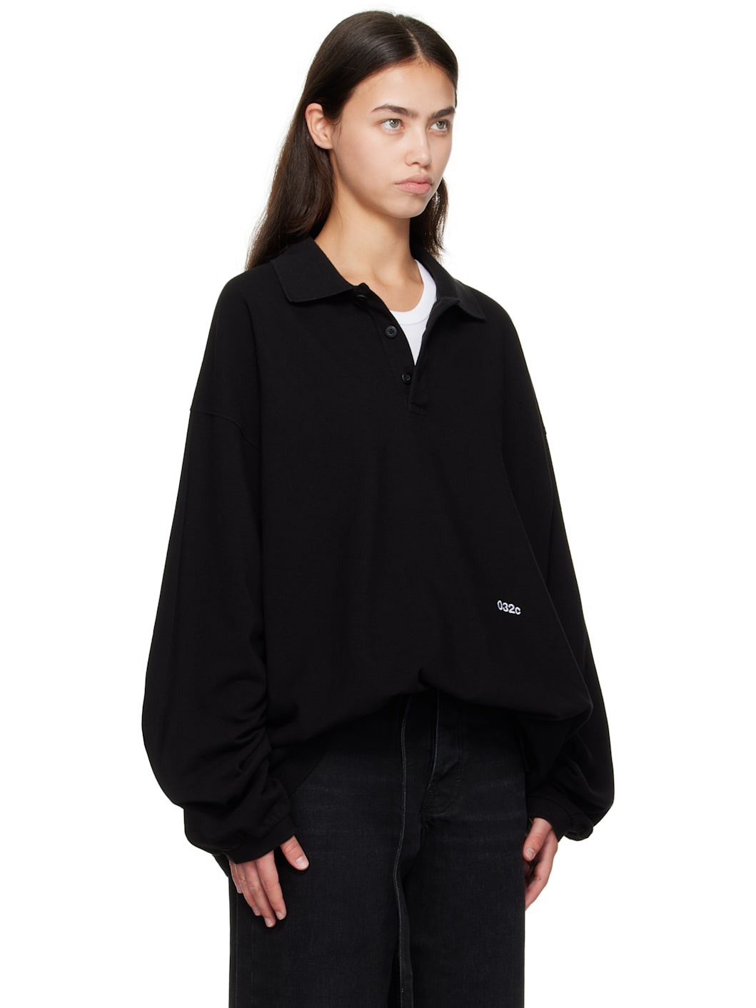 Black Speed Devil LS Polo - 2