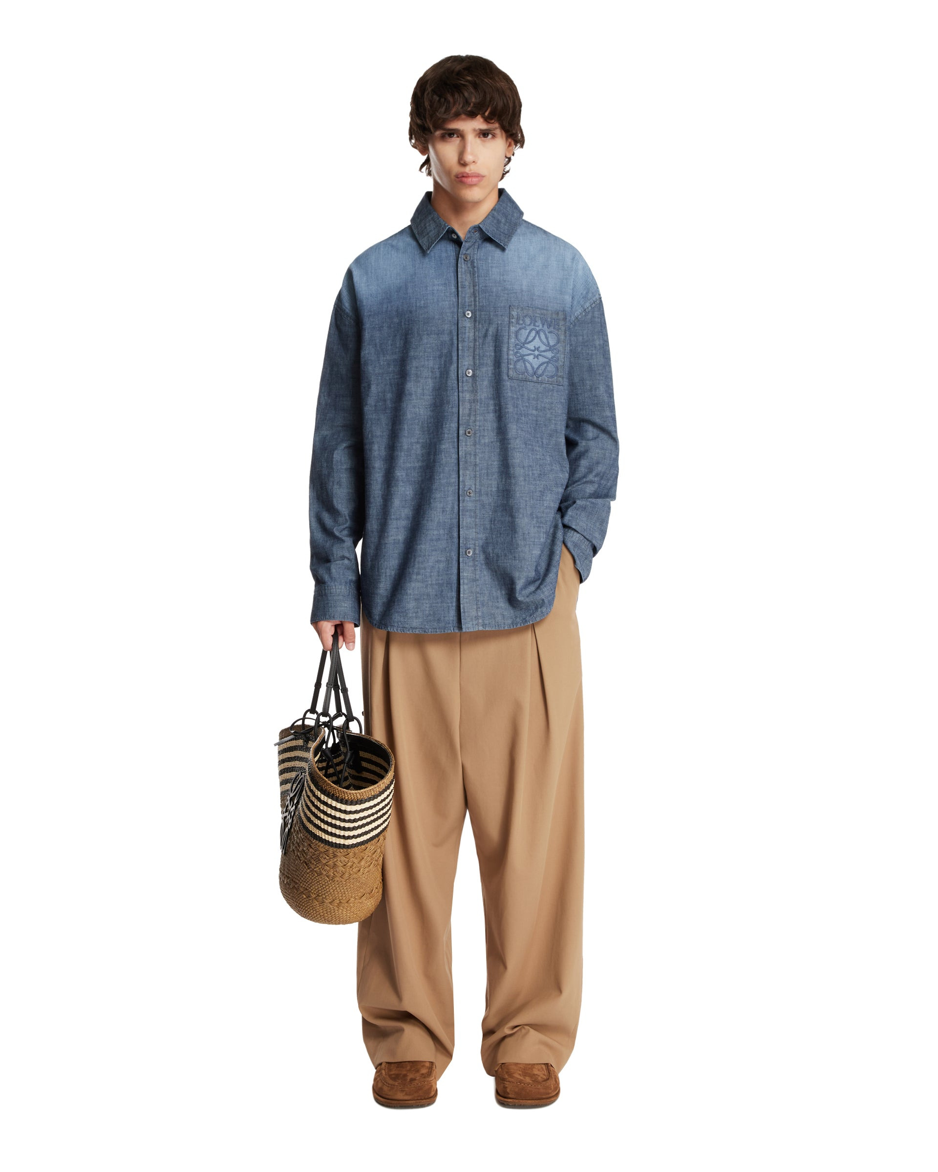 Blue Cotton Shirt - 2