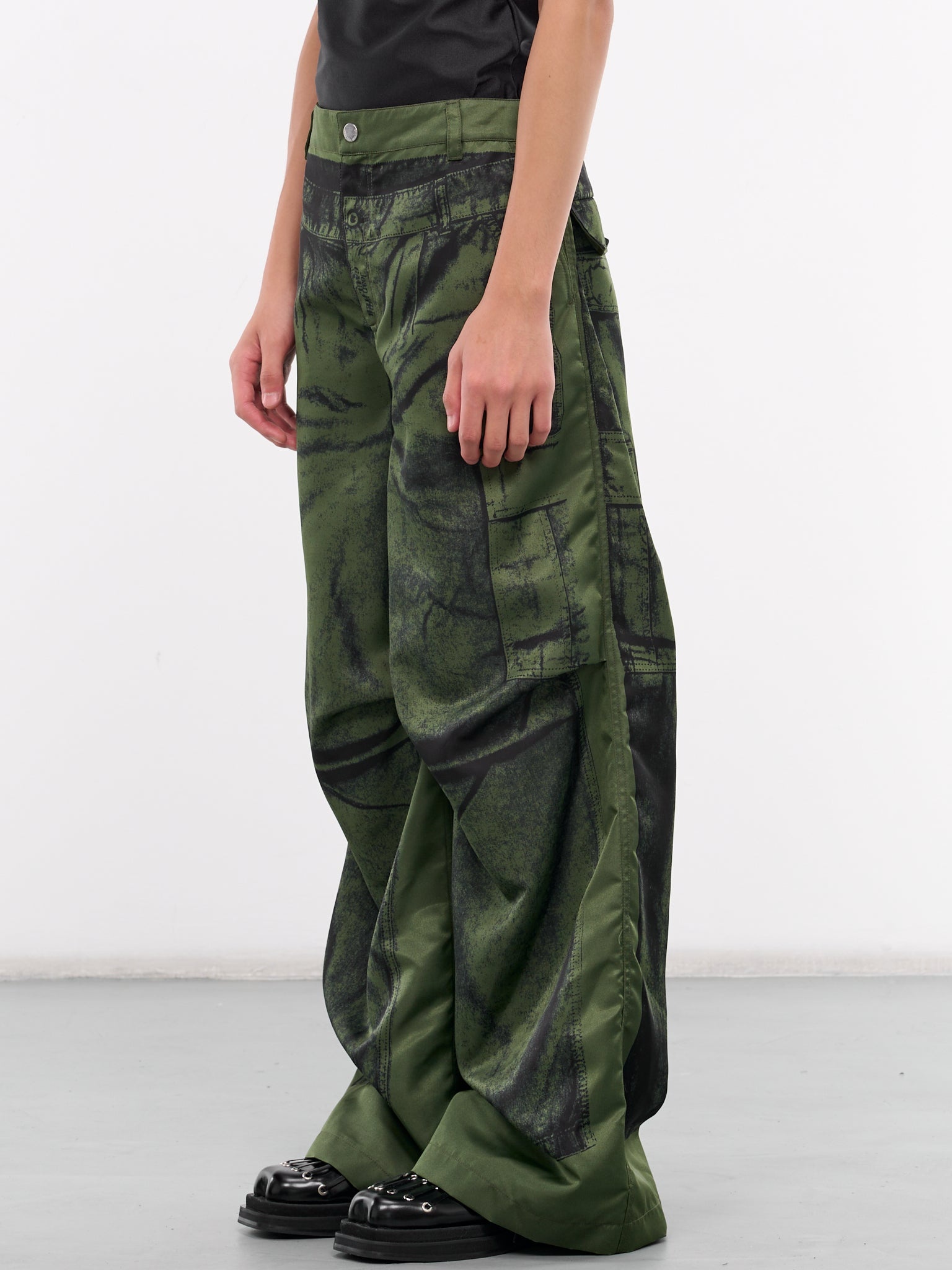 Trompe L'oeil Cargo Pants - 2